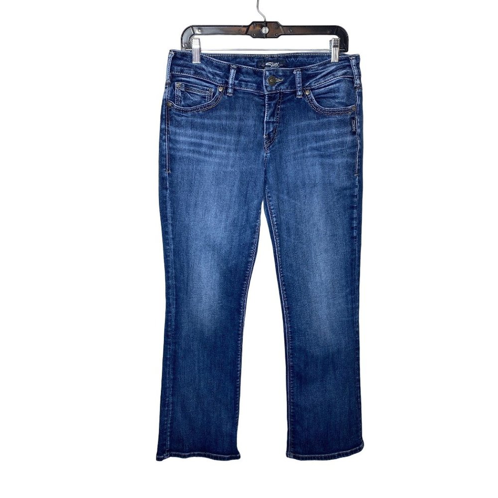 Silver Suki Slim Bootcut Jeans W32/L31 Stretch - Picture 2 of 12